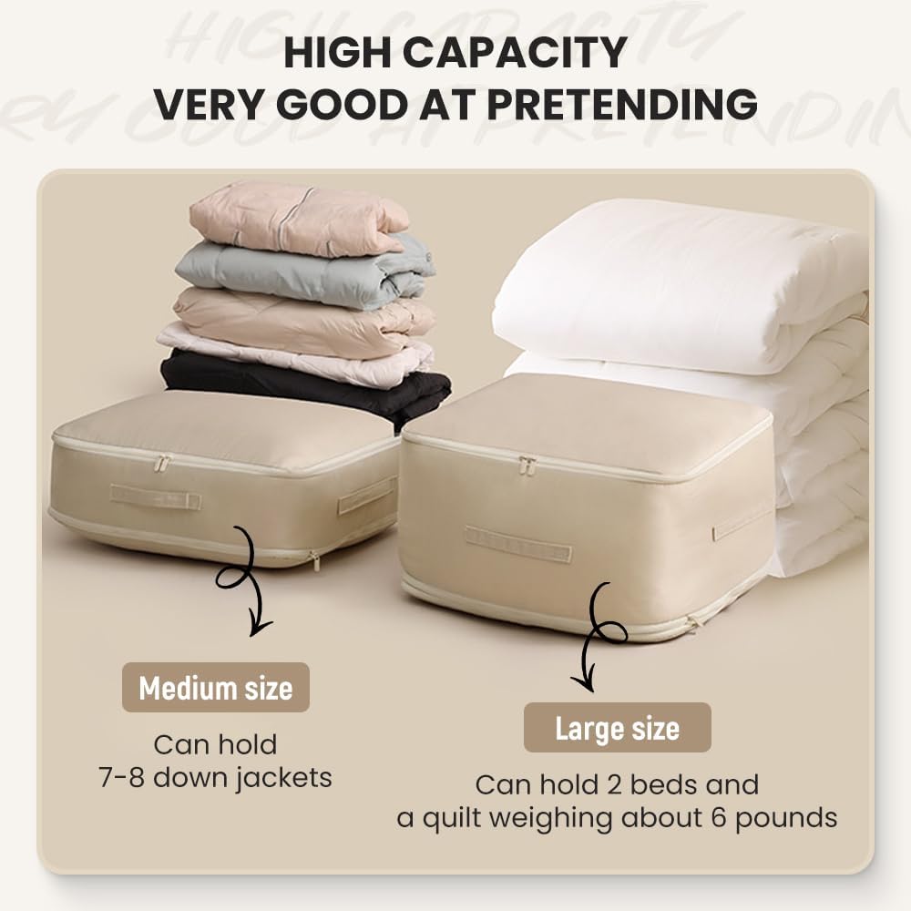 Ultra Space Saving Self Compression Organizer, Self Compression Moving Organizer Bags, 2024 New Heavy Duty V1258-DP02-C-2470