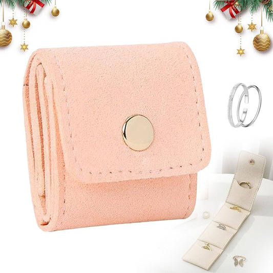 Mini Travel Jewelry Bag, 2026 New Small Jewelry Box Foldable Multifunctional Travel Jewelry Pouch for V1258-DP02-C-2471