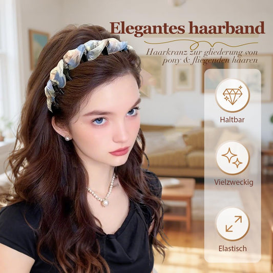 2025 New Vintage High Cranium Artificial Pearl Hairband, Upgrade Anti-slip Decorative Hair Bands Bridal Hair V1258-DP02-C-2475