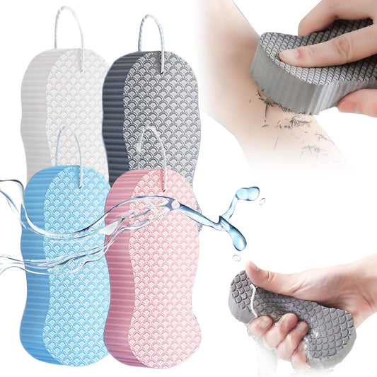 Magic Exfoliating Bath Sponge, 2025 New Super Soft Exfoliating Bath Sponges for All Skin Types, Upgrade 3D V1258-DP02-C-2483
