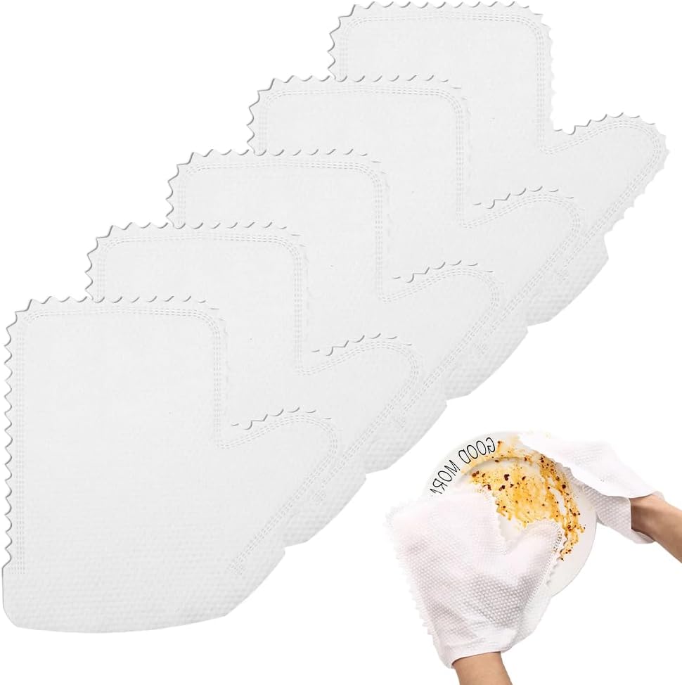 Multi-purpose Washable Dusting Gloves, 2026 Dual-Sided Pet Hair Cleaning Gloves Reusable Wet Dry Kitchen Mitt V1258-DP02-C-2485