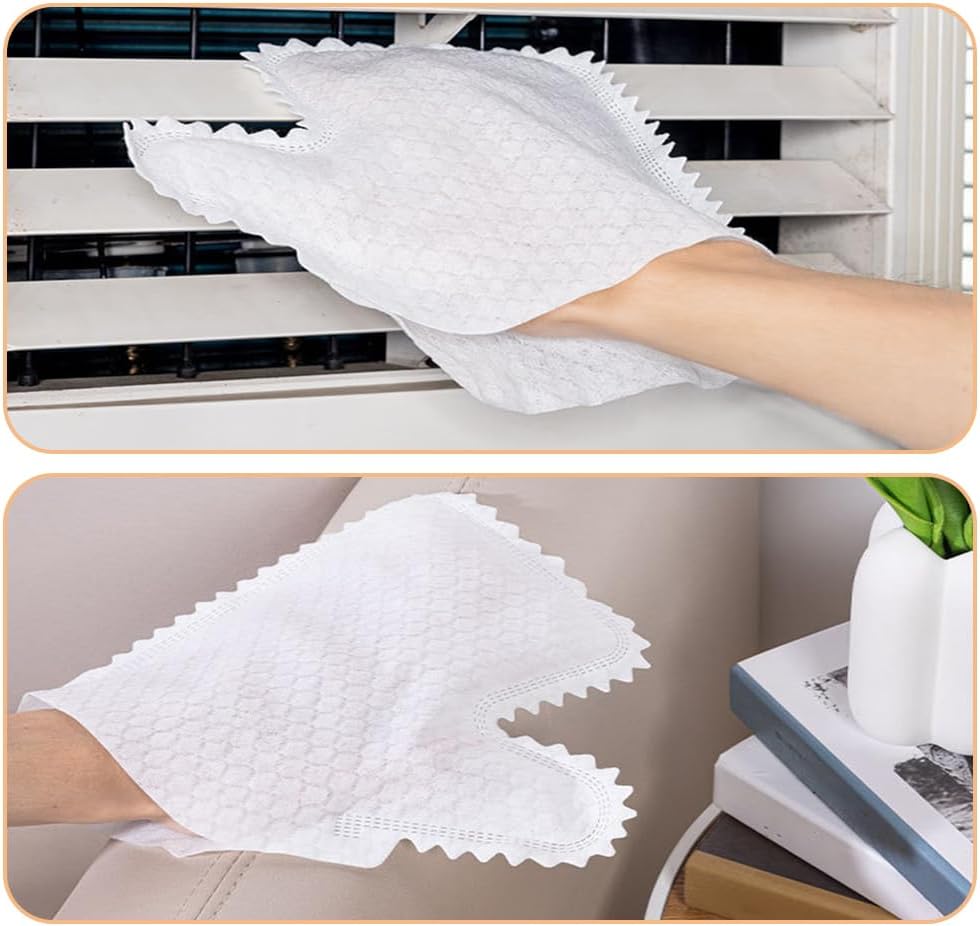Multi-purpose Washable Dusting Gloves, 2026 Dual-Sided Pet Hair Cleaning Gloves Reusable Wet Dry Kitchen Mitt V1258-DP02-C-2485