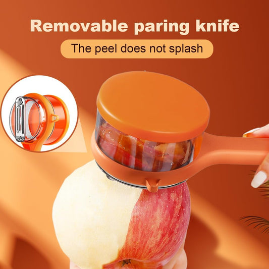 Kitchen Special Fruit Peeler with Box Storage, 2026 New Double-Sided Stainless Steel Multi-Function Peelers, V1258-DP02-C-2488