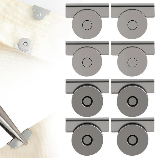 Seamless Magnetic Buckle Clasp for Bags, Clothing and DIY Crafts, 2025 New Metal Seamless Magnetic Buckle V1258-DP02-C-2494