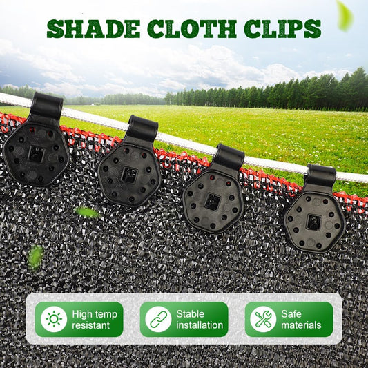 Shade Cloth Heavy Duty Lock Grip, 2026 New Greenhouse Shade Cloth Fix Clamp Tent Clips Windproof Awning Clamp V1258-DP02-C-2498