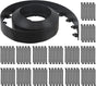 No Dig Landscape Edging Kit, 40-Foot Long, 3-Inch Tall Garden Edging Border and 100 pcs Landscape Edging V1258-DP02-C-250