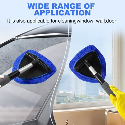 Microfiber Car Windshield Cleaner Tool, 2025 Upgrade Car Window Cleaner Windshield Cleaner Inside Glass Wiper V1258-DP02-C-2505