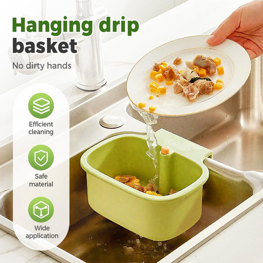 2025 New Suction Cup Sink Corner Rack, Automatic Dumping Suction Cup Press Sinks Drainer Basket, Upgrade V1258-DP02-C-2528