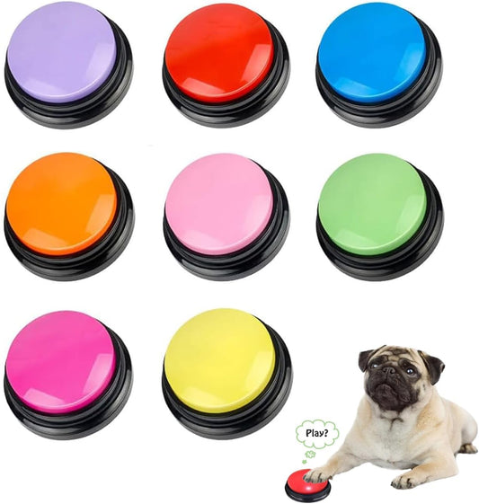 Voice Recording Button for Communication Pet Training Buzzer,30 Second Record&Playback Dog Toy,Voice V1258-DP02-C-253