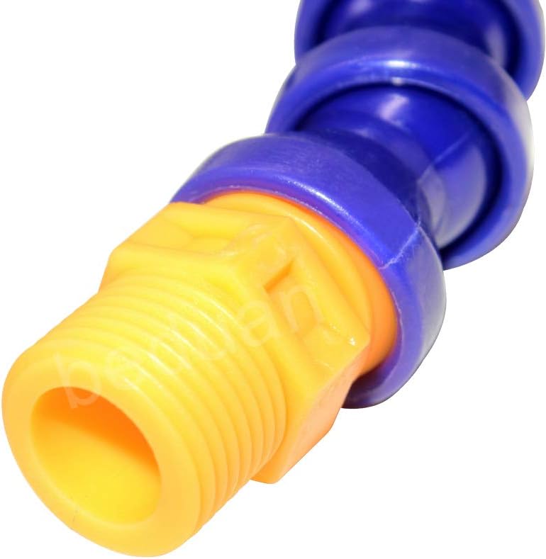 1/2" Thread Water Oil Coolant Hose Pipe Plastic Adjustable Flexible Cooling Tube for Hydraulic V1258-DP02-C-2540