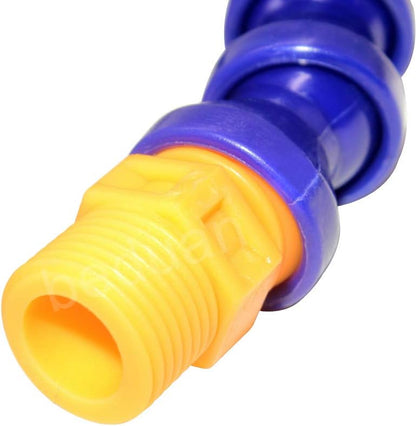 1/2" Thread Water Oil Coolant Hose Pipe Plastic Adjustable Flexible Cooling Tube for Hydraulic V1258-DP02-C-2540