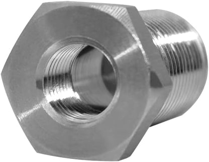 1/4" NPT Stainless Steel Female Bulkhead Coupler Thru-bulk Pipe Fitting 1-1/2" Length (Full Female Thread) V1258-DP02-C-2546
