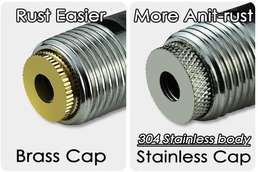 304 Stainless Steel Pig Nipple Waterer with 1/2 Female Bulkhead Fittings for Barrel Kit Feeder Automatic V1258-DP02-C-2556