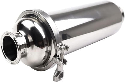 1.5" Tri Clamp Filter Sanitary, Inline Straight Strainer with 100 Mesh Stainless Steel Screen V1258-DP02-C-2559