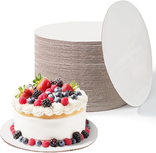 50 Pack Cake Boards 10 Inch Round,Cake Base Board,Cardboard Cakes Rounds,Pizza Cardboard Rounds,Cakes Bottom V1258-DP02-C-2615