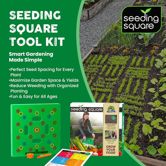 - Patented Seed and Seedling Spacer Tool for Bigger Harvests, Organized Plants & Fewer Weeds - Color-Coded V1258-DP02-C-263