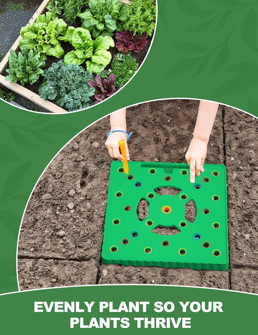 Seed Spacer Tool for Square Foot Gardens - Maximize Your Garden Space and minimize Weeds with This Premium V1258-DP02-C-265