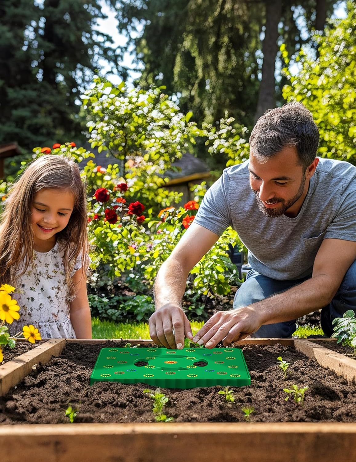 Seed Spacer Tool for Square Foot Gardens - Maximize Your Garden Space and minimize Weeds with This Premium V1258-DP02-C-265