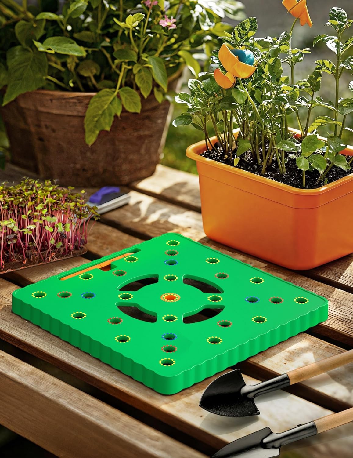 Seed Spacer Tool for Square Foot Gardens - Maximize Your Garden Space and minimize Weeds with This Premium V1258-DP02-C-265