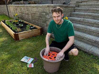 Round Seed Planting Template by - Patented Color-Coded Garden Spacing Tool Kit with Seed & Seedling Spacer, V1258-DP02-C-266
