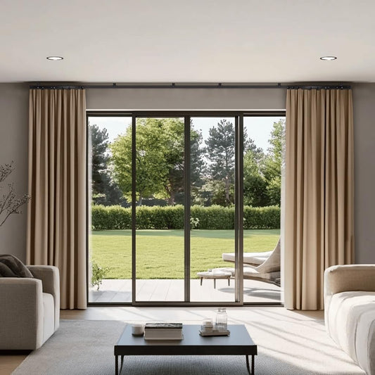 Bendable Ceiling Curtain Track Ceilings Mount or Wall Mounted Heavy-Duty Room Divider Curtains Rails for V1258-DP02-C-2730