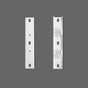 Double Track Bracket White, 10pcs V1258-DP02-C-2731