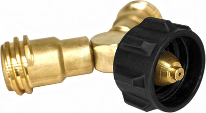 Propane Splitter, 2 Way LP Gas Adapter Tee Connector for 20lb Propane Tank Cylinder, Work with BBQ Grills, V1258-DP02-C-274