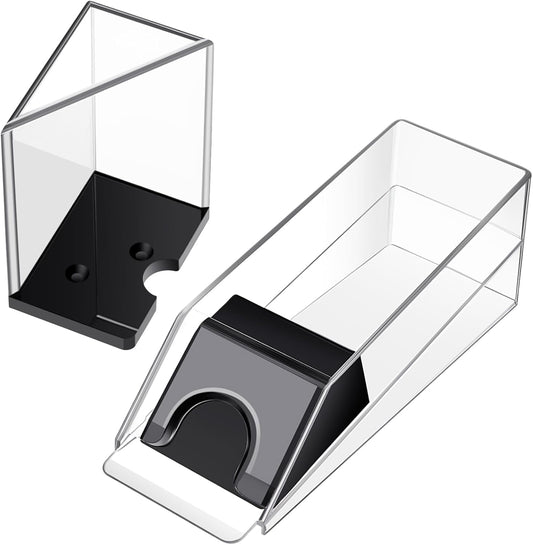 Blackjack Shoe and Discard Tray Clear Acrylic Blackjack Dealing Shoe Card Dispenser for Playing Cards Discard V1258-DP02-C-2742