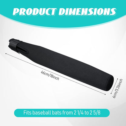 4 Pcs Baseball Bat Sleeve Softball Bat Warmer Batting Training for Composite Cover Warmer Sport Sleeve V1258-DP02-C-2745