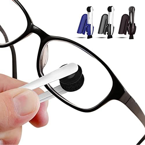 Portable Microfiber Eyeglass Cleaner (3 Count), Efficient and Durable Carbon Microfiber Technology, Lens V1258-DP02-C-2756