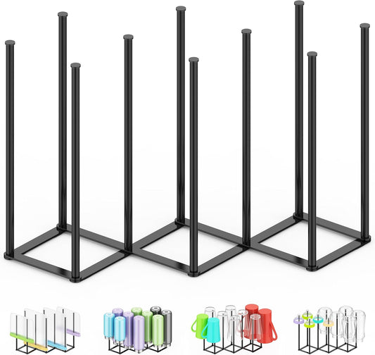 Collapsible Bottle Drying Rack, Foldable Baby Bottle Drying Rack, Portable Drainer Stand Holder for Water V1258-DP02-C-2762