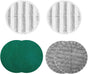 Electric Mop Pads Replacement Cleaning Scrubber Mop Pads, 6.3 inches V1258-DP02-C-2763