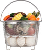 Steamer Basket for Instant Pot Accessories 6 qt or 8 quart - 2 Tier Stackable 18/8 Stainless Steel Mesh - V1258-DP02-C-2778