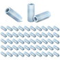 50 Pcs Coarse Coupling Nuts 3/8''-16, Zinc Plated Carbon Steel V1258-DP02-C-2872