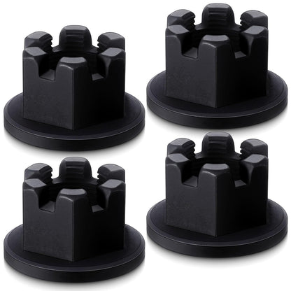 4 Pcs 501110 Rotary Cutter Castle Nut Compatible with King Kutter Rotary Cutter Gearbox 1"-14 Fine Thread V1258-DP02-C-2875