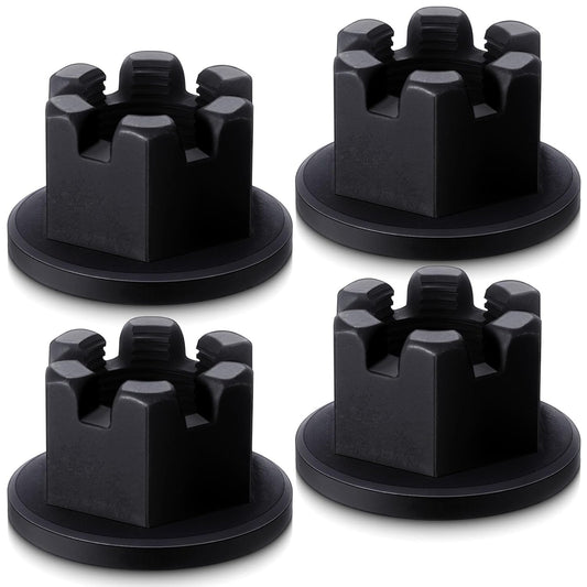 4 Pcs 501110 Rotary Cutter Castle Nut Compatible with King Kutter Rotary Cutter Gearbox 1"-14 Fine Thread V1258-DP02-C-2875