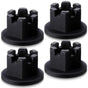 4 Pcs 501110 Rotary Cutter Castle Nut Compatible with King Kutter Rotary Cutter Gearbox 1"-14 Fine Thread V1258-DP02-C-2875