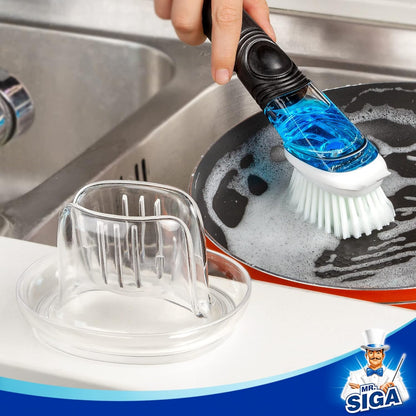 Soap Dispensing Dish Brush Refills, 4 Pack V1258-DP02-C-2890