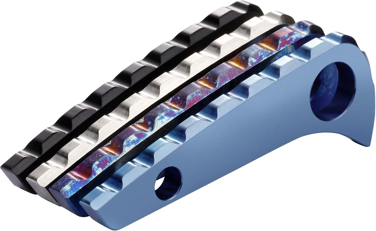 Back Spacer for Spyderco Paramilitary 2, Anodized Titanium Alloy CNC Spine Backspacer for C81, Premium V1258-DP02-C-2906