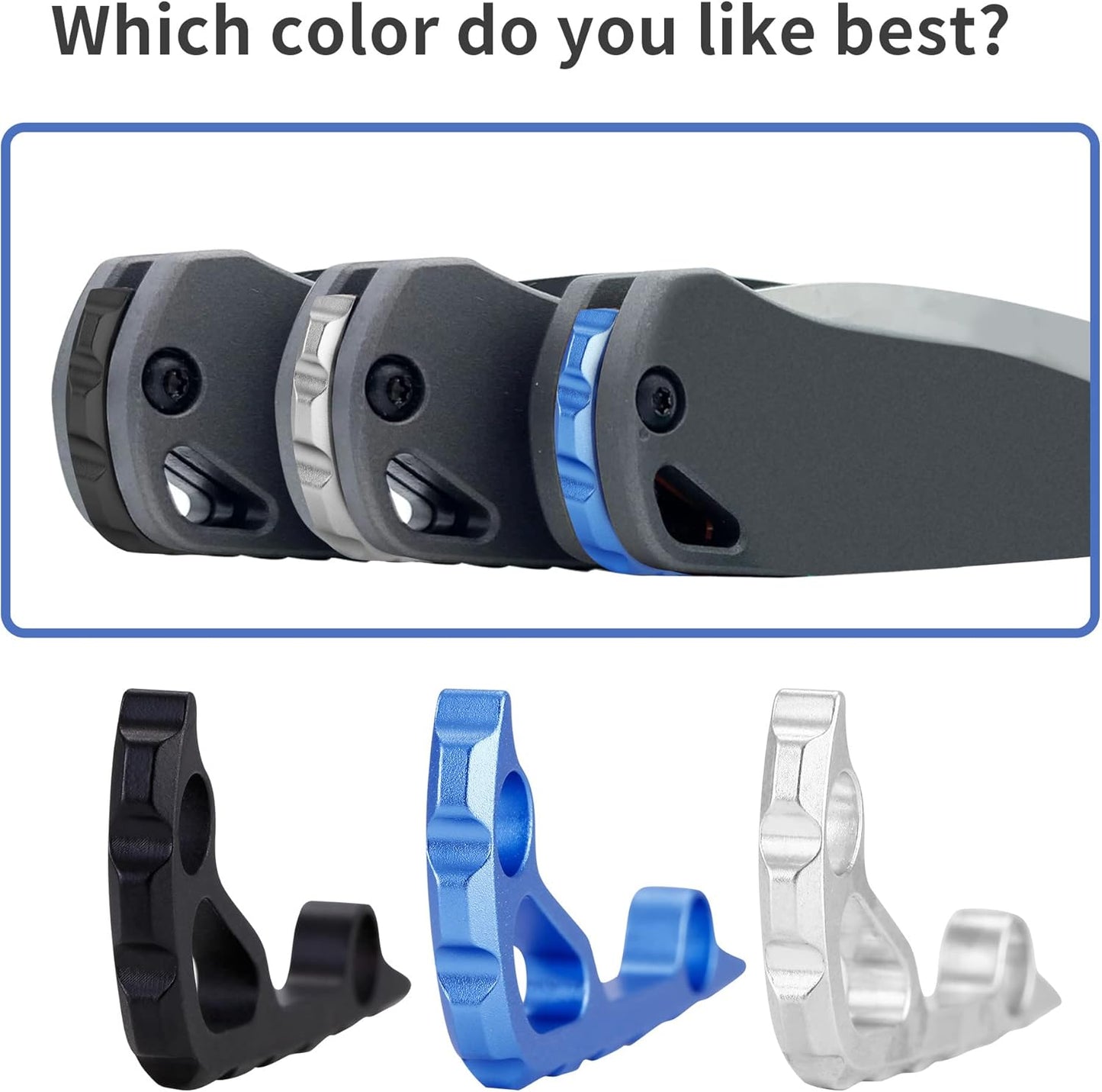 Back Spacer For Benchmade Bugout 535, Lightweight Aluminum Alloy CNC Back spacer, Premium Custom-made V1258-DP02-C-2910