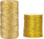 328 ft Gold Twine String and 328 ft Gold Elastic Cord V1258-DP02-C-2921