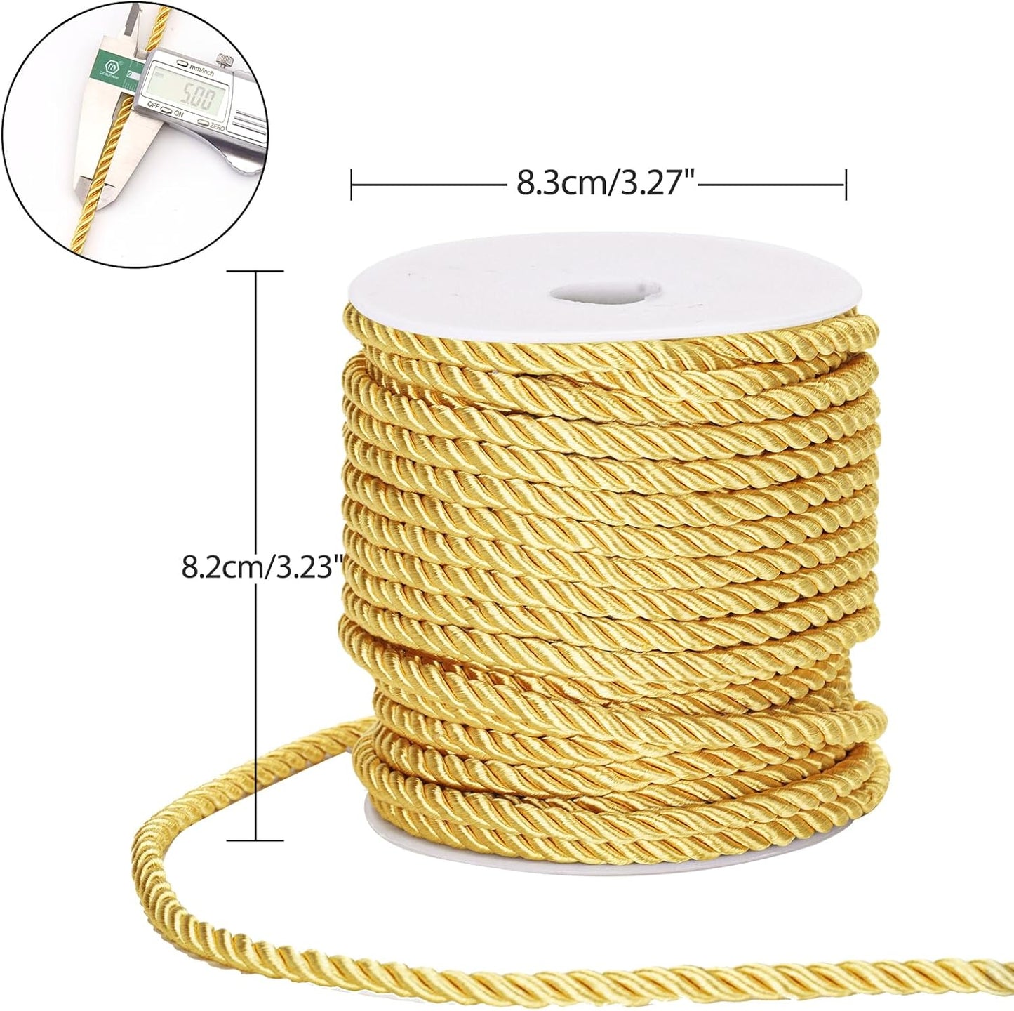 Gold Twine String and Gold Rope Bundle V1258-DP02-C-2922