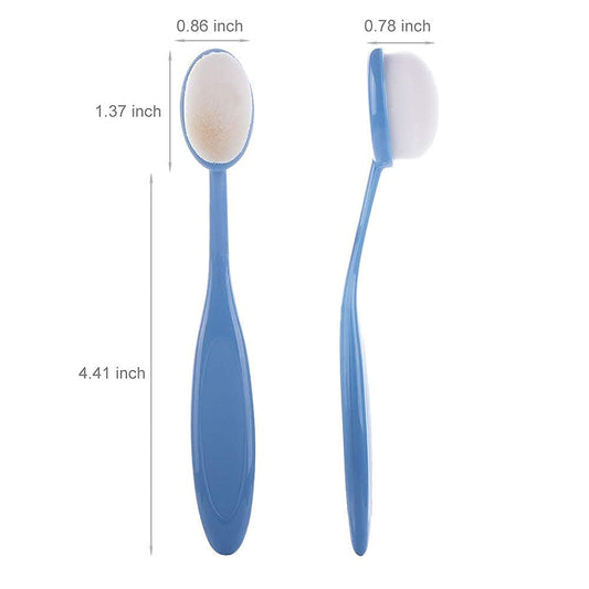 Ink Blending Brushes,Ink Blending Tool -10pcs brush head width 0.86 inch oval brush and 6 pcs brush head V1258-DP02-C-2941