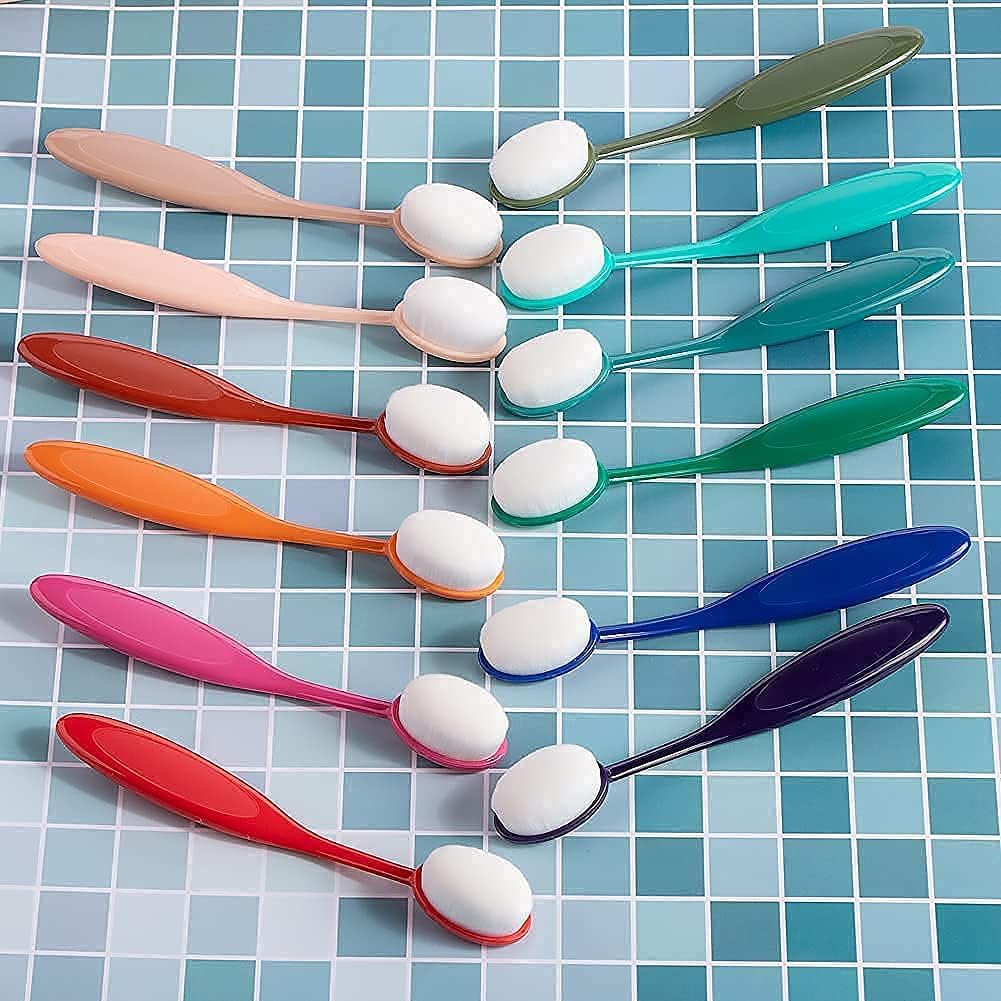 22 Pcs Color Coded Handle Ink Blending Brushes Set Tool Blender for Crafts Card Making(Brush Head Width Size V1258-DP02-C-2942
