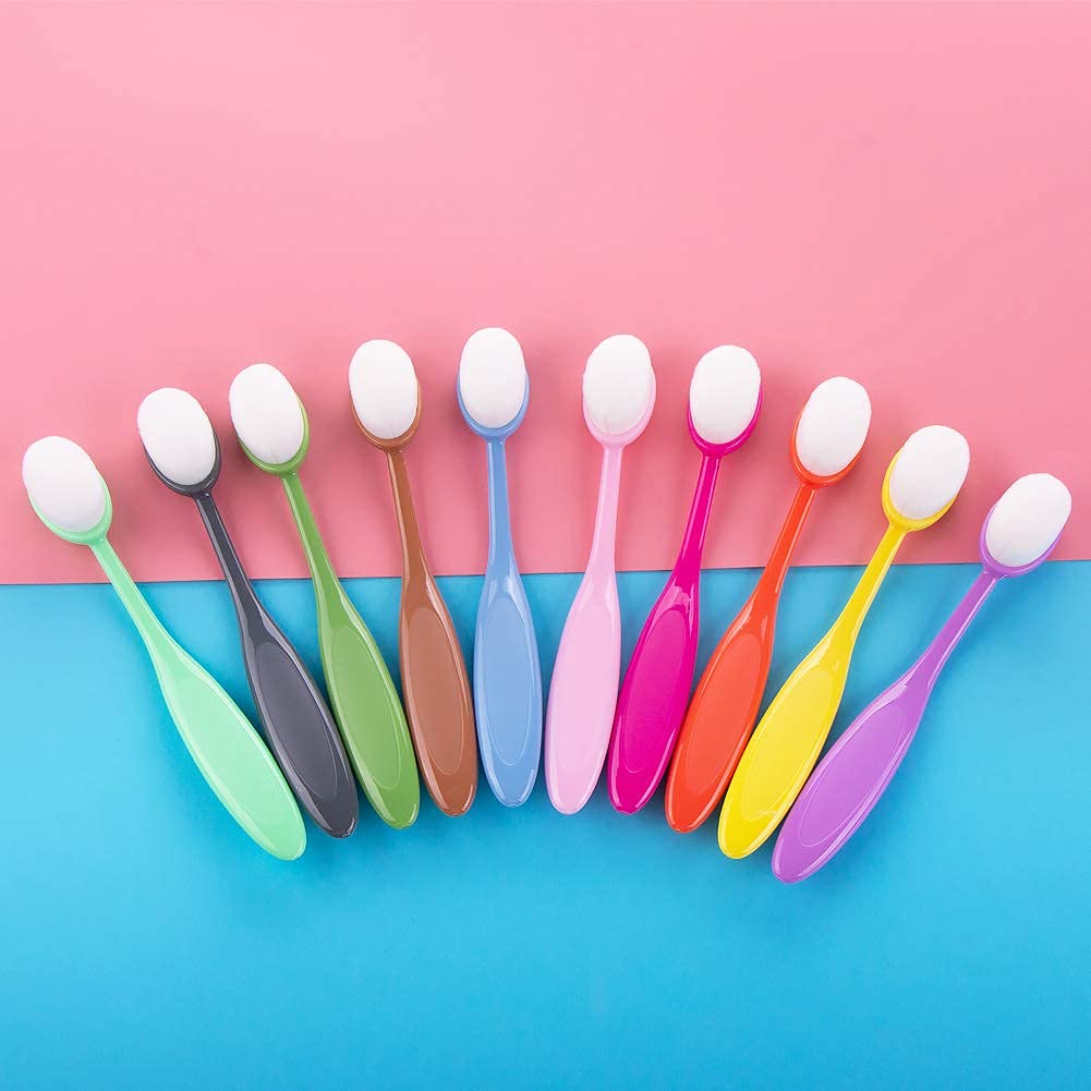 18 Pcs Color Coded Handle Ink Blending Brushes set tool blender for Crafts Card Making V1258-DP02-C-2943