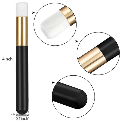 30 Pieces Lash Brushes for Cleaning Lash Shampoo Brushes for Eyelash with Container Blackhead Removing Nose V1258-DP02-C-295
