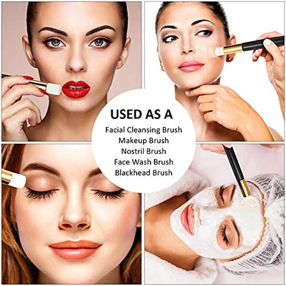 30 Pieces Lash Brushes for Cleaning Lash Shampoo Brushes for Eyelash with Container Blackhead Removing Nose V1258-DP02-C-295
