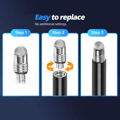 10pcs mesh Tips 12pcs disc Tips for Capacitive Touch Screen Stylus V1258-DP02-C-2958