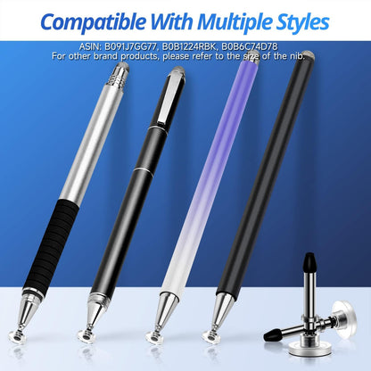 10pcs mesh Tips 12pcs disc Tips for Capacitive Touch Screen Stylus V1258-DP02-C-2958