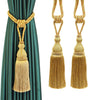 2 Pack Tassel Curtain Tiebacks Holdback Large Handmade Drapery Tie-Backs Rope Home Office Hotel Elegant V1258-DP02-C-3031